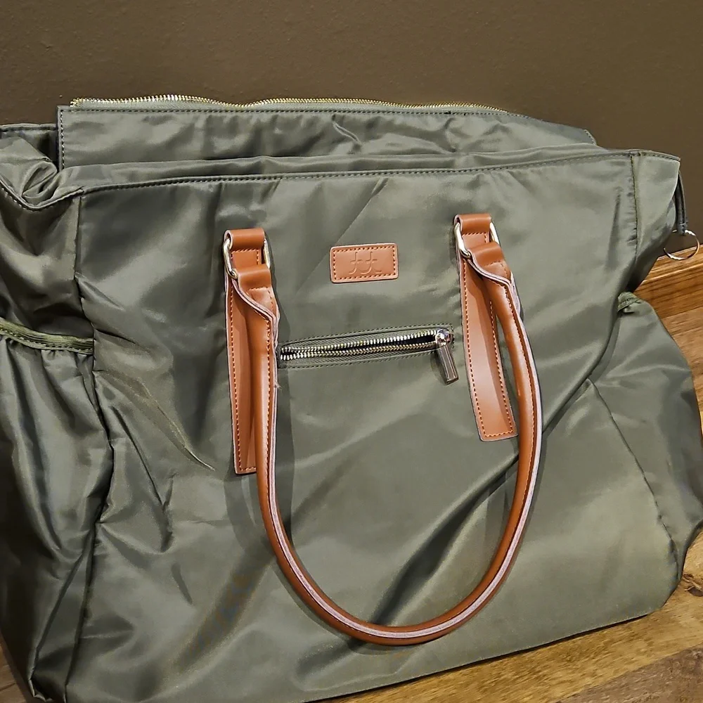 Teacher Tote Olive In Color - Picture 1 of 6